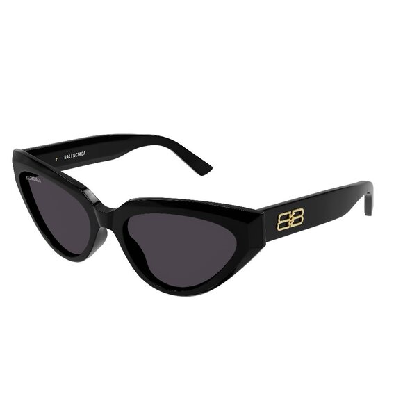 NWT BALENCIAGA SUNGLASSES WOMEN BLACK CAT EYE EYEWEAR BALENCIAGA NEW - Picture 1 of 5